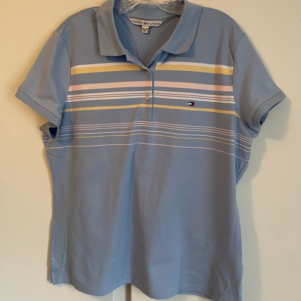 Tommy Hilfiger light blue polo shirt